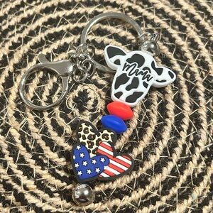 Patriotic Keychain